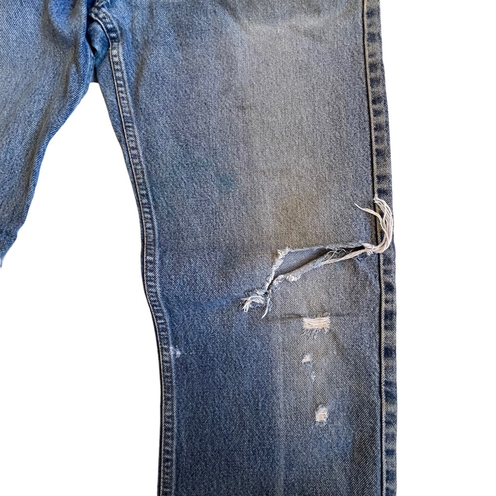 Levi’s 505 Vintage Retro Thrashed Y2k Straight Le… - image 7